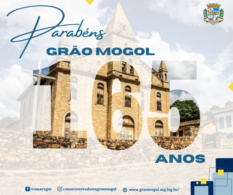 FELIZ ANIVERSÁRIO GRÃO MOGOL Câmara Municipal